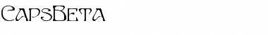 CapsBeta Regular Font Title Preview