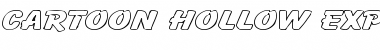 Cartoon Hollow Expanded Regular Font Title Preview