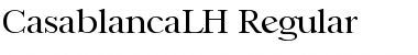 CasablancaLH Regular Font Title Preview