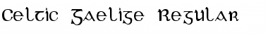 Celtic Gaelige Regular Font Title Preview