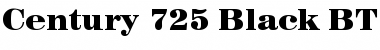 Century725 Blk BT Black Font Title Preview