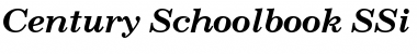 Century Schoolbook SSi Bold Italic Font Title Preview
