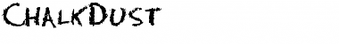 ChalkDust Regular Font Title Preview