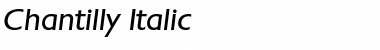 Chantilly Italic Font Title Preview
