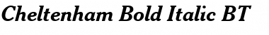 Cheltenhm BT Bold Italic Font Title Preview