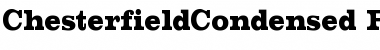 ChesterfieldCondensed Regular Font Title Preview