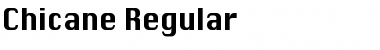 Chicane Regular Font Title Preview