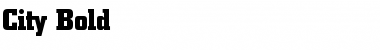 City Bold Font Title Preview