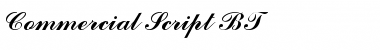 CommercialScript Regular Font Title Preview