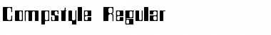 Compstyle Regular Font Title Preview