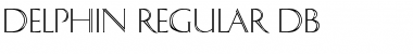 Delphin DB Regular Font Title Preview