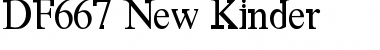 DF667  New Kinder Regular Font Title Preview