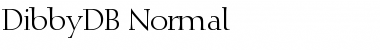 DibbyDB Normal Font Title Preview