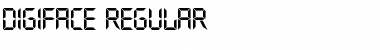 Digiface normal Font Title Preview