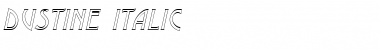 Dustine Italic Font Title Preview