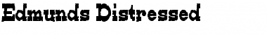 Edmunds Distressed Regular Font Title Preview
