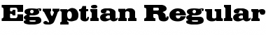 Egyptian DB Regular Font Title Preview