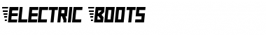 Electric Boots Regular Font Title Preview