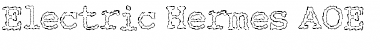 Electric Hermes AOE Regular Font Title Preview