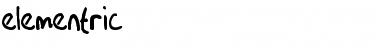 Elementric Normal Font Title Preview
