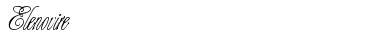 Elenovire Regular Font Title Preview