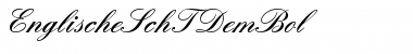 EnglischeSchTDemBol Regular Font Title Preview