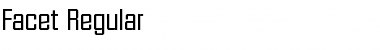 Facet normal Font Title Preview