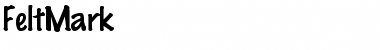 FeltMark Regular Font Title Preview