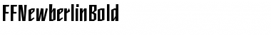 FFNewberlinBold Regular Font Title Preview