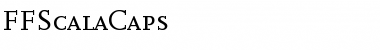 FFScalaCaps Regular Font Title Preview