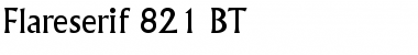 Flareserif821 BT Roman Font Title Preview