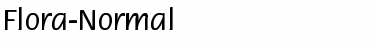 Flora-Normal Regular Font Title Preview