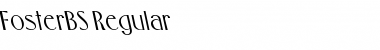 FosterBS Regular Font Title Preview