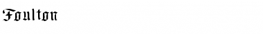 Foulton Regular Font Title Preview