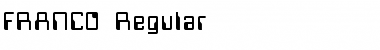 FRANCO Regular Font Title Preview
