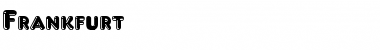 Frankfurt Regular Font Title Preview