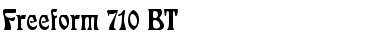 Freefrm710 BT Regular Font Title Preview