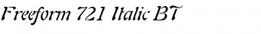 Freefrm721 BT Italic Font Title Preview