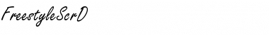 FreestyleScrD Regular Font Title Preview