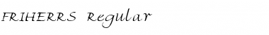 FRIHERRS Regular Font Title Preview
