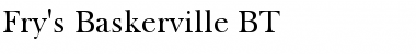 FrysBaskerville BT Roman Font Title Preview
