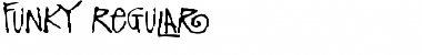 Funky Regular Font Title Preview