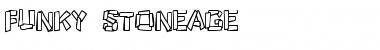 Funky Stoneage Regular Font Title Preview