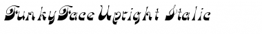 FunkyFaceUpright Italic Font Title Preview