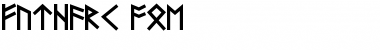 Futhark AOE Regular Font Title Preview