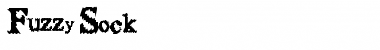 FuzzySock Regular Font Title Preview