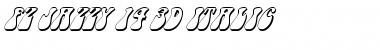 FZ JAZZY 14 3D ITALIC Normal Font Title Preview