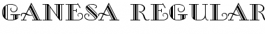 GANESA Regular Font Title Preview