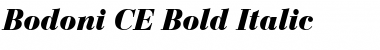 Bodoni-CE-Bold Italic Font Title Preview