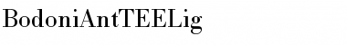 BodoniAntTEELig Regular Font Title Preview